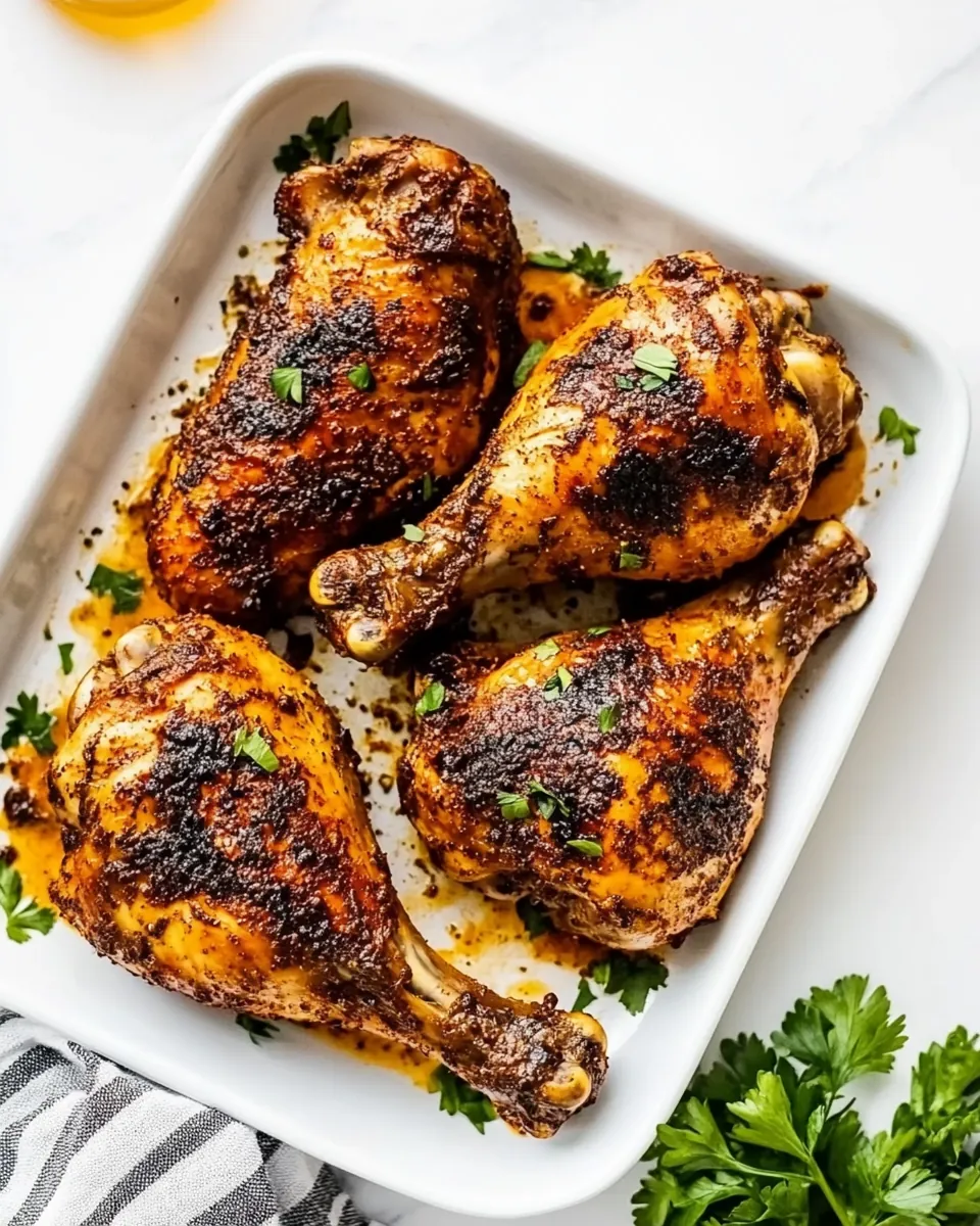 Baked Chicken Leg Quarters