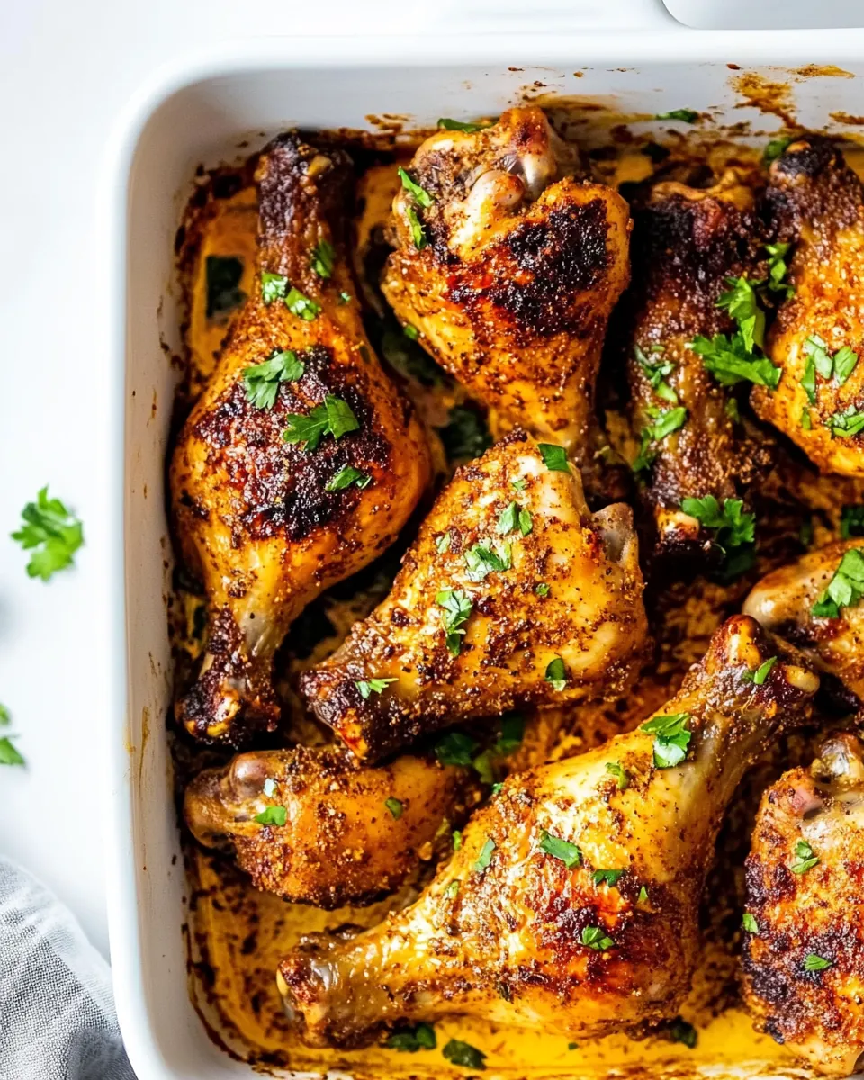 Baked Chicken Leg Quarters