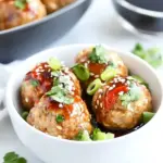 Baked Chicken Meatballs