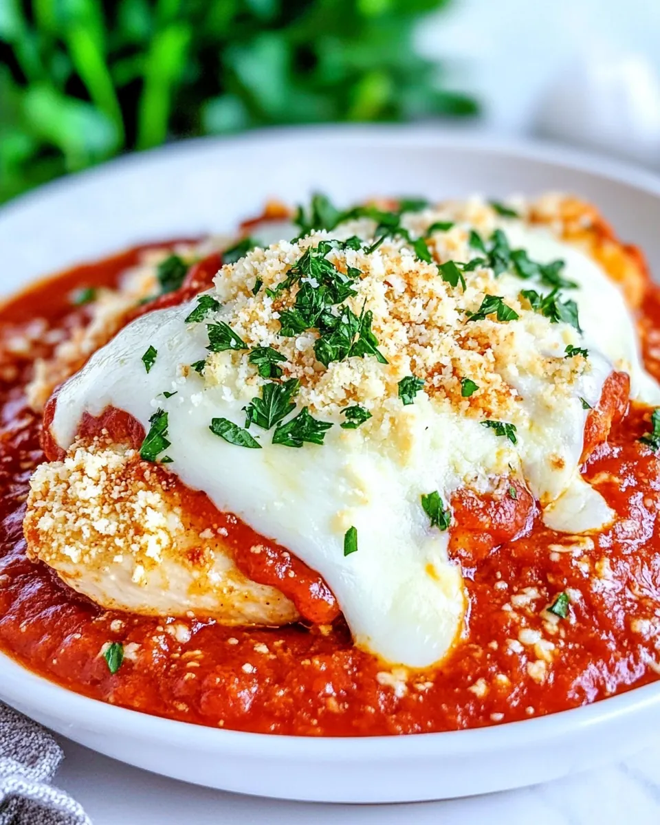 Baked Chicken Parmesan