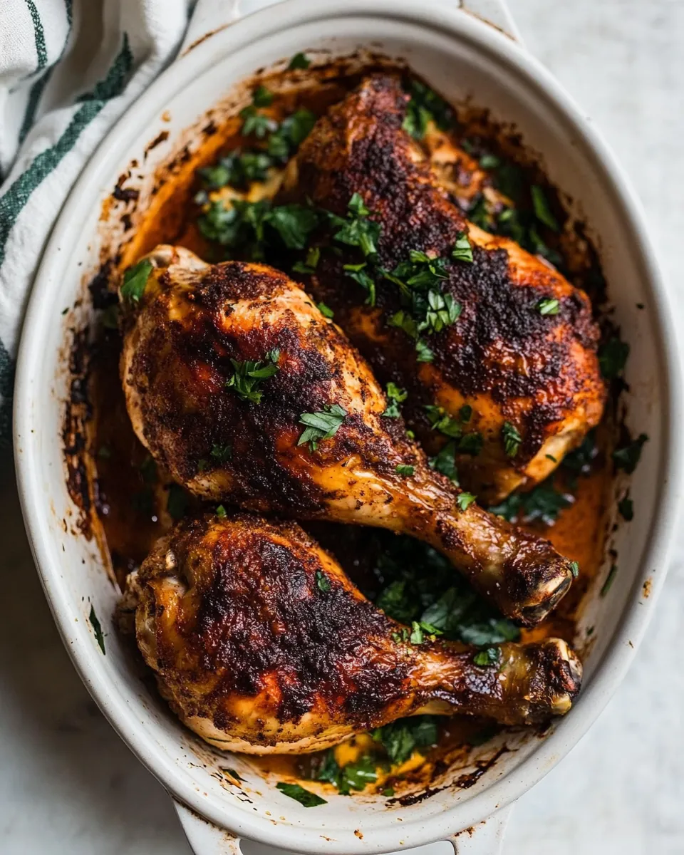 Baked Chicken Quarters