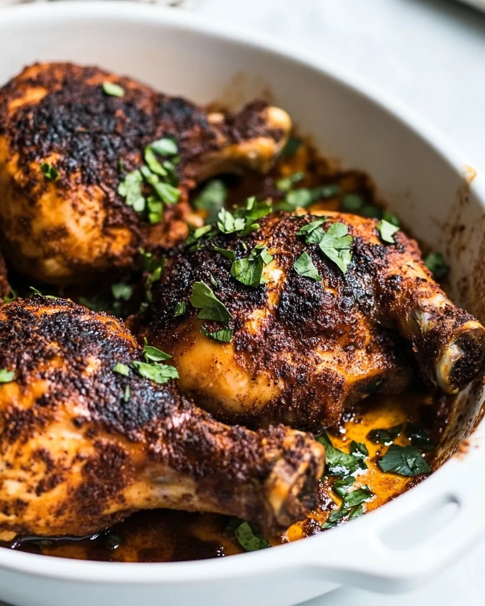 Baked Chicken Quarters