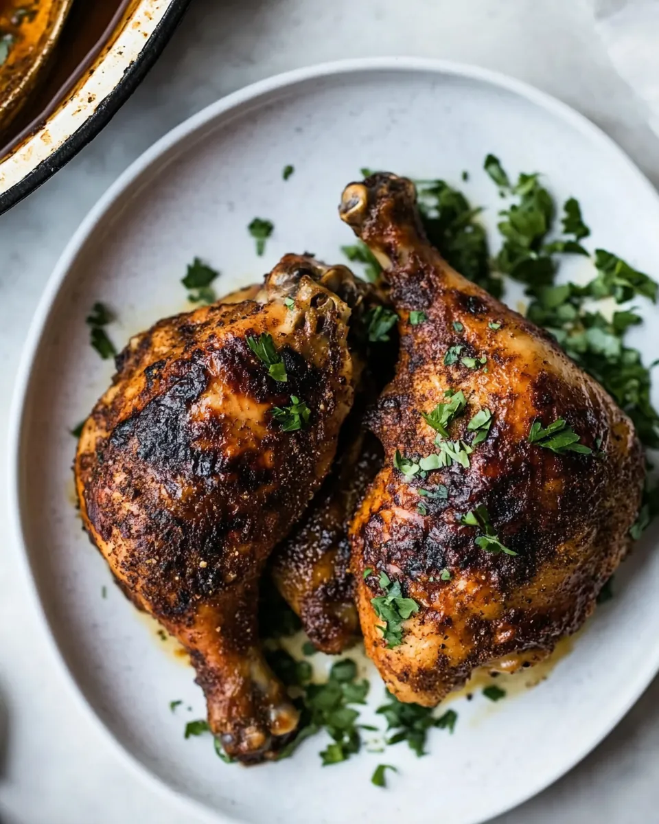 Baked Chicken Quarters