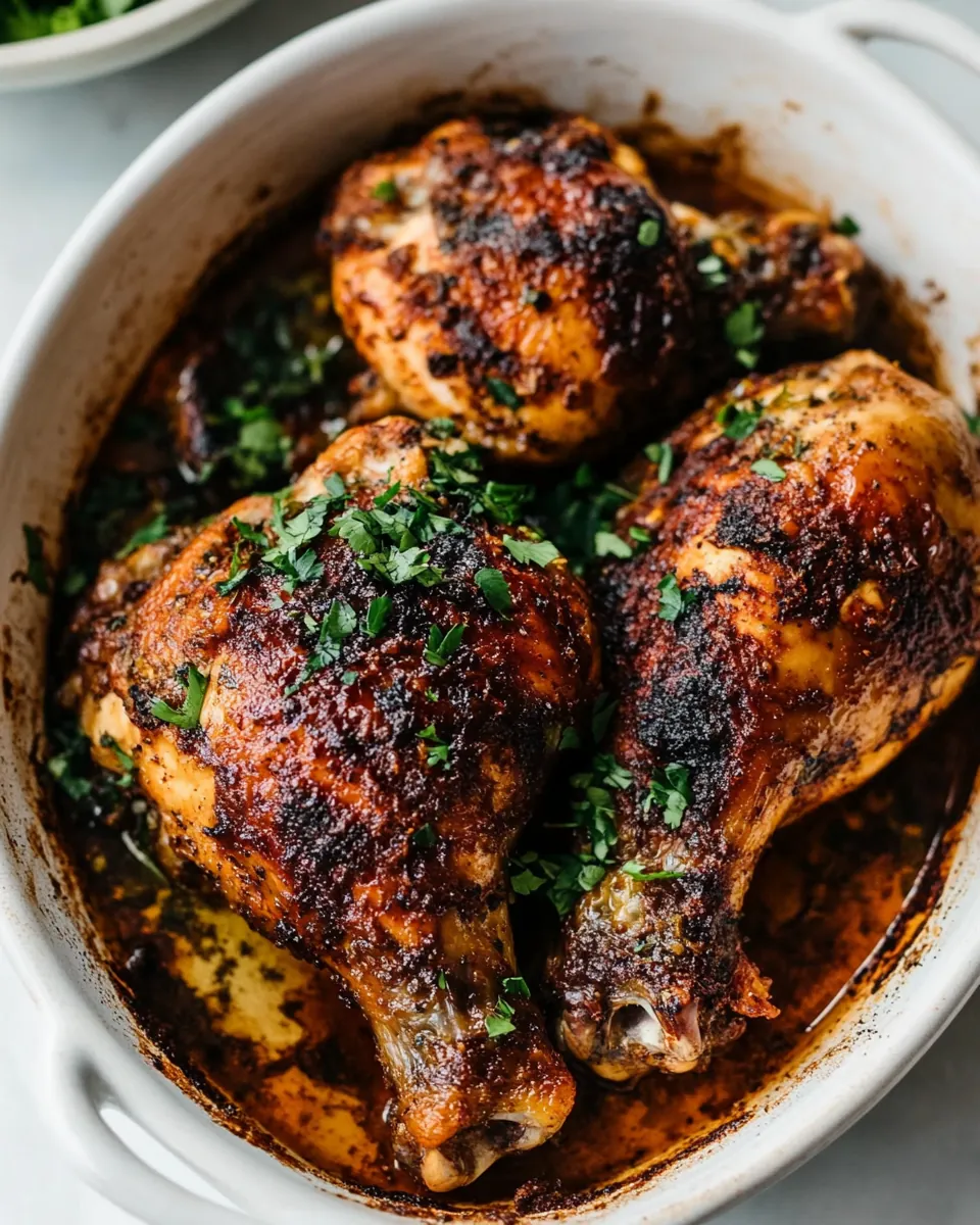Baked Chicken Quarters