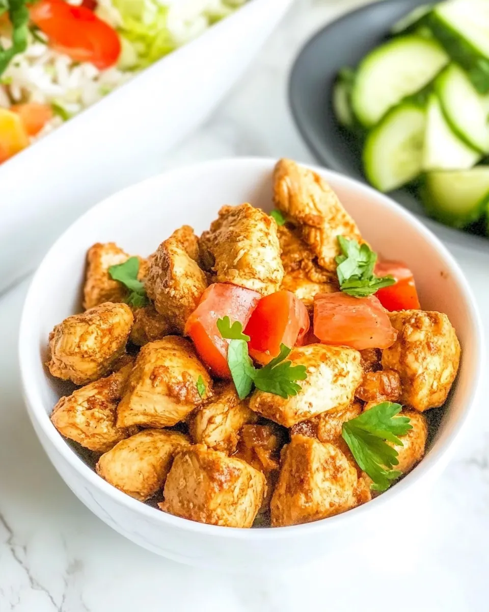 Baked Chicken Shawarma Bites