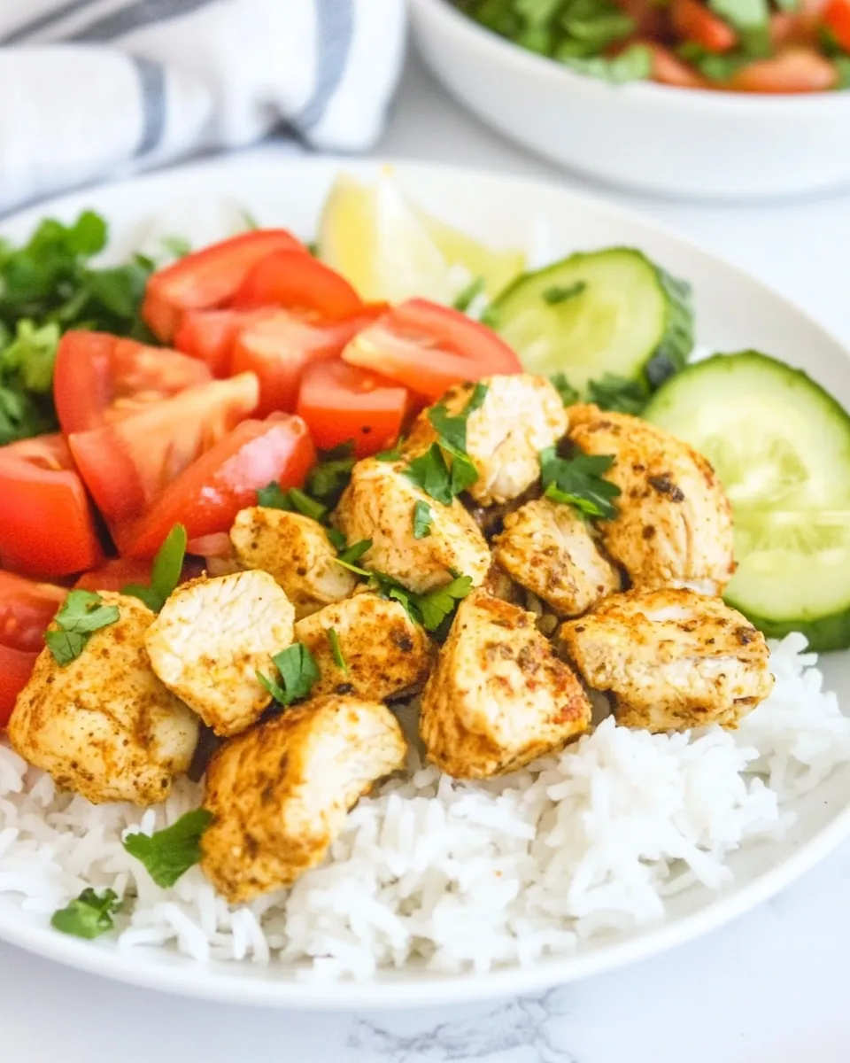 Baked Chicken Shawarma Bites