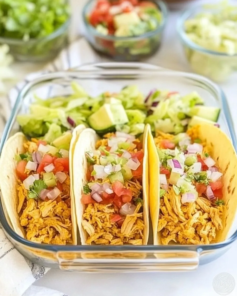 Baked Chicken Tacos