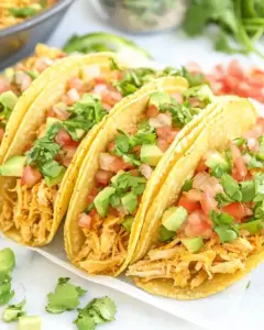 Baked Chicken Tacos