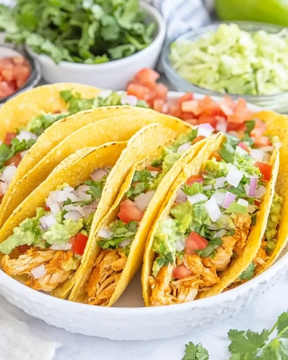 Baked Chicken Tacos