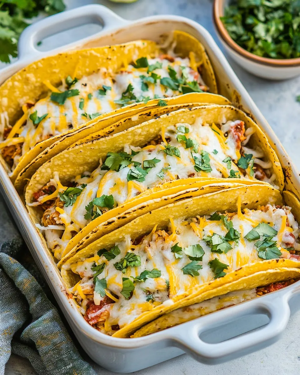 Baked Chicken Tacos
