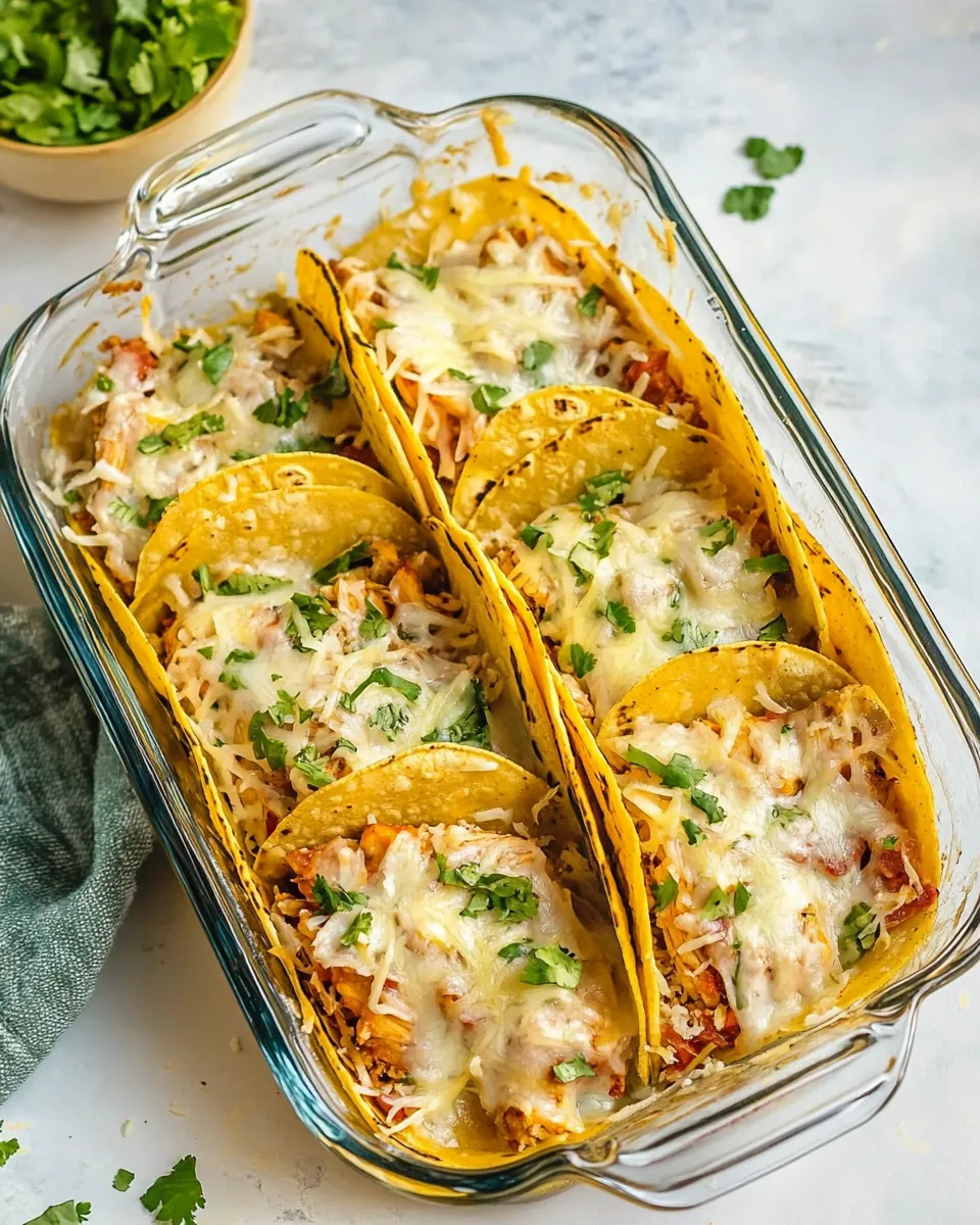 Baked Chicken Tacos