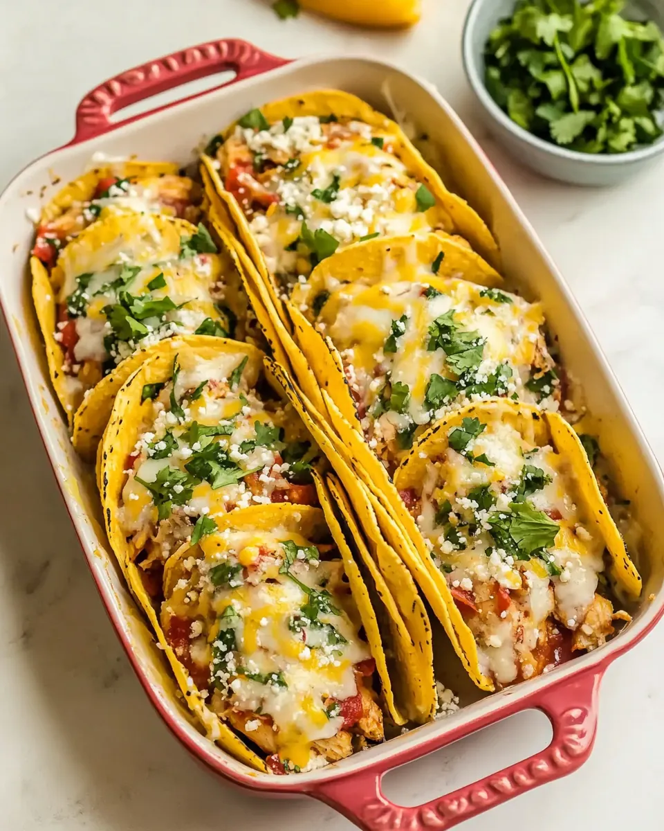 Baked Chicken Tacos