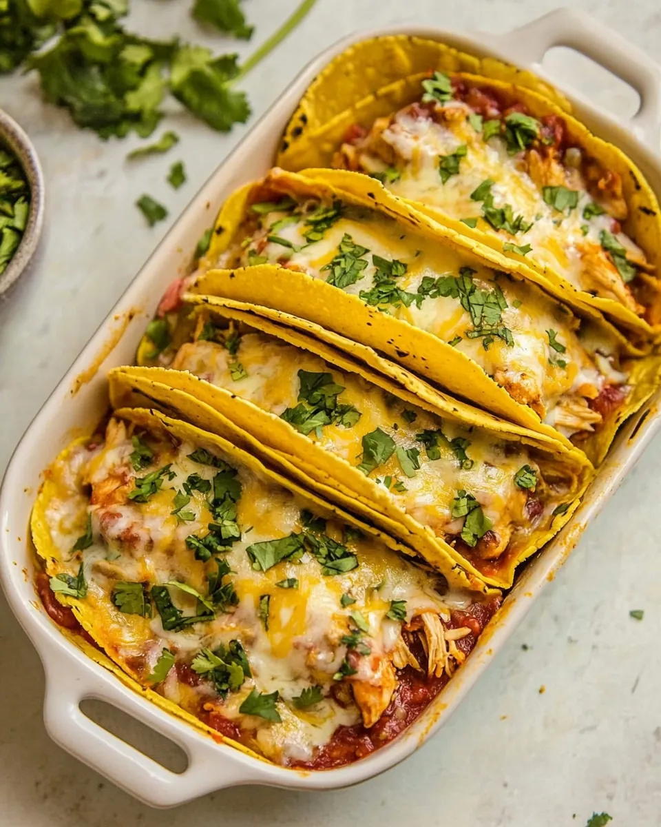 Baked Chicken Tacos