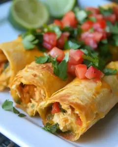 Baked Chicken Taquitos