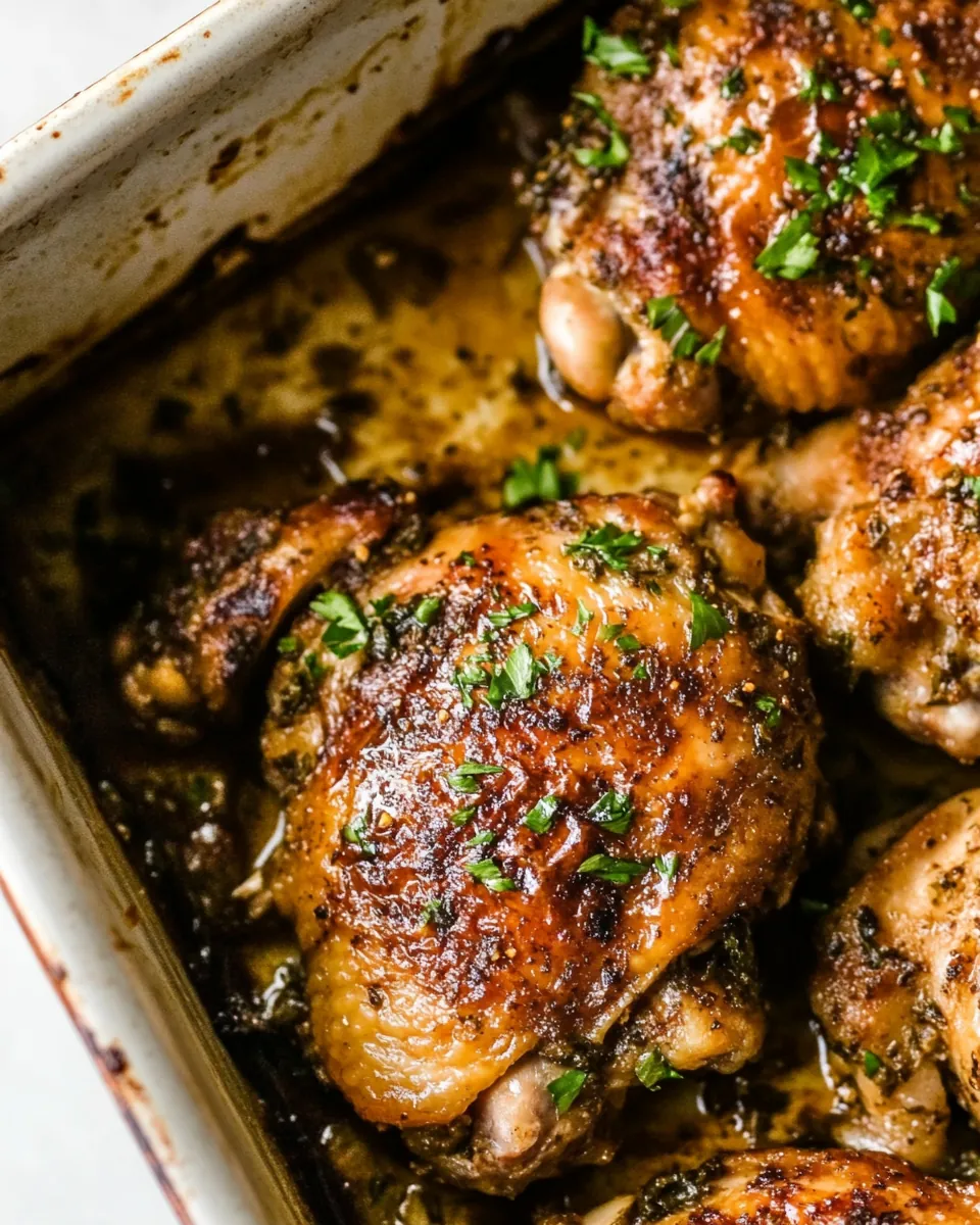 Baked Chicken Thighs