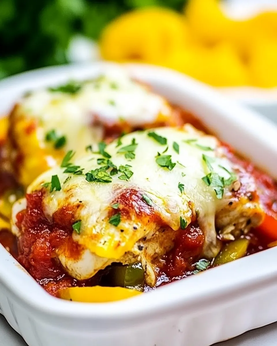 Baked Chicken and Peppers