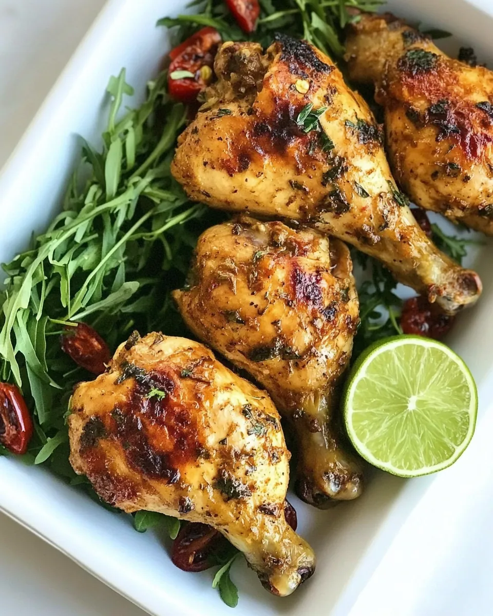 Baked Chicken with Dijon and Lime