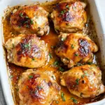 Baked Chicken with Honey Garlic