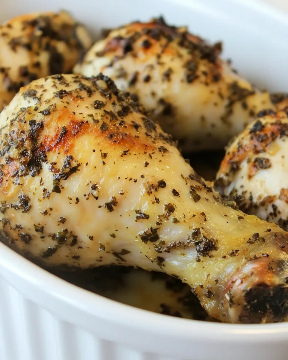 Baked Chimichurri Chicken Drumsticks