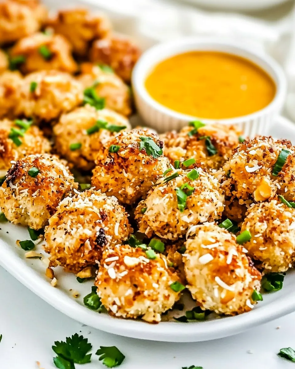 Baked Coconut Cashew Chicken Bites