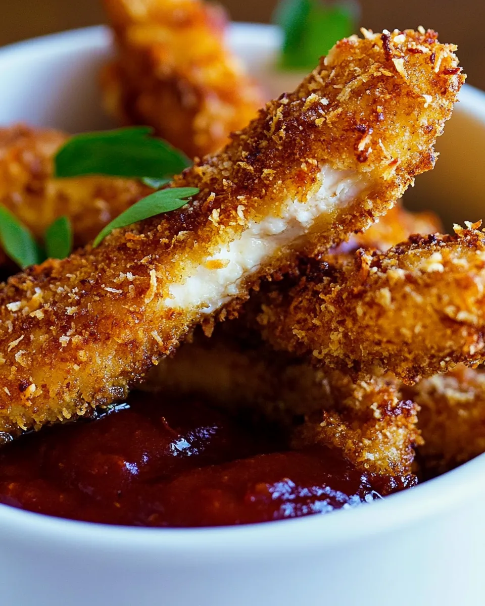 Baked Coconut Chicken Strips