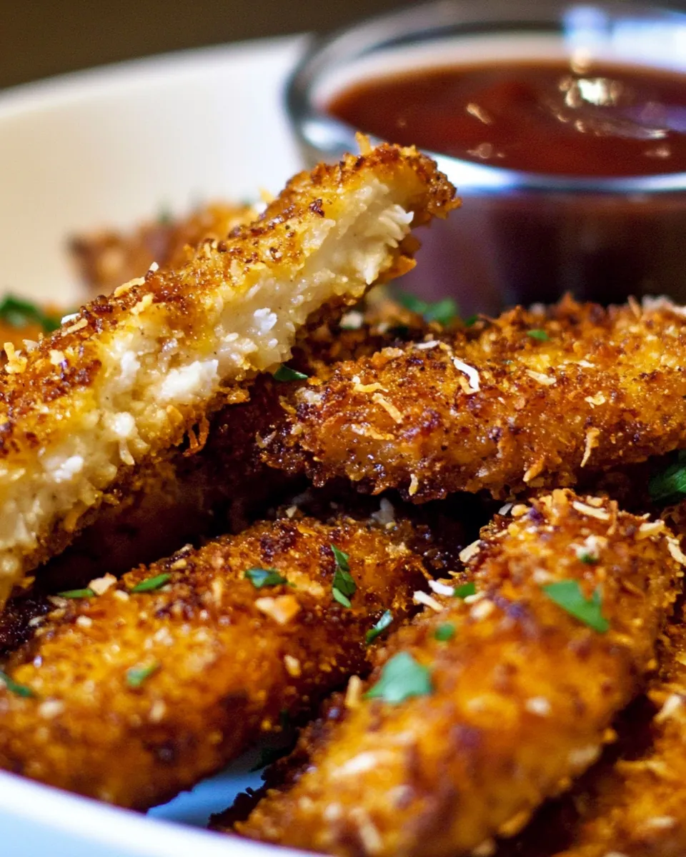 Baked Coconut Chicken Strips