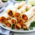 Baked Cream Cheese Chicken Taquitos