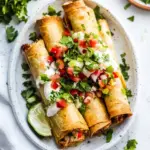 Baked Creamy Chicken Taquitos