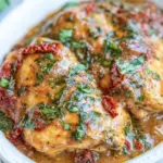 Baked Creamy Sun-Dried Tomato Chicken