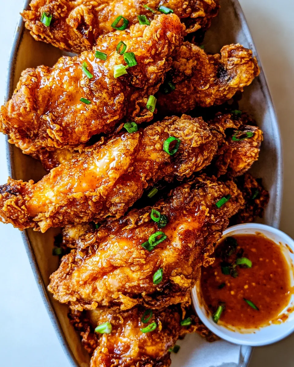 Baked Crispy Hot Honey Chicken Tenders