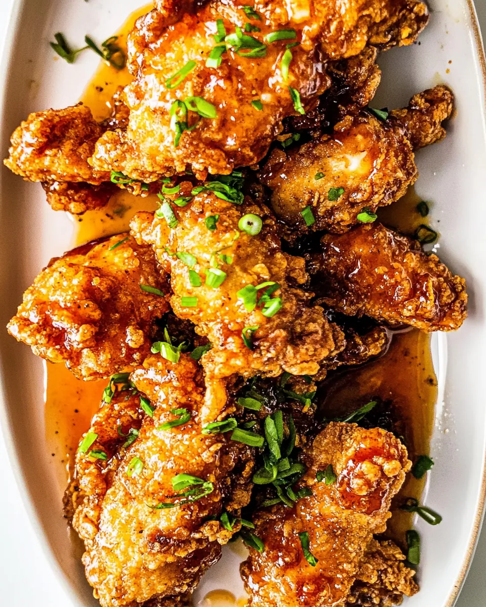 Baked Crispy Hot Honey Chicken Tenders