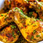 Baked Garlic Ginger Chicken Drumsticks