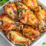Baked Garlic Parmesan Chicken Wings