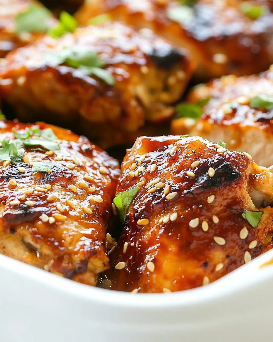 Baked Hoisin Chicken