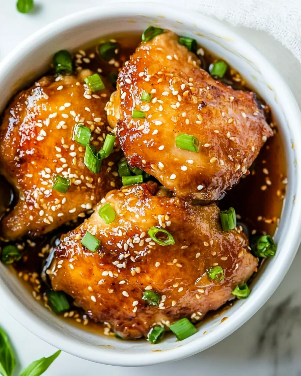 Baked Honey Garlic Chicken