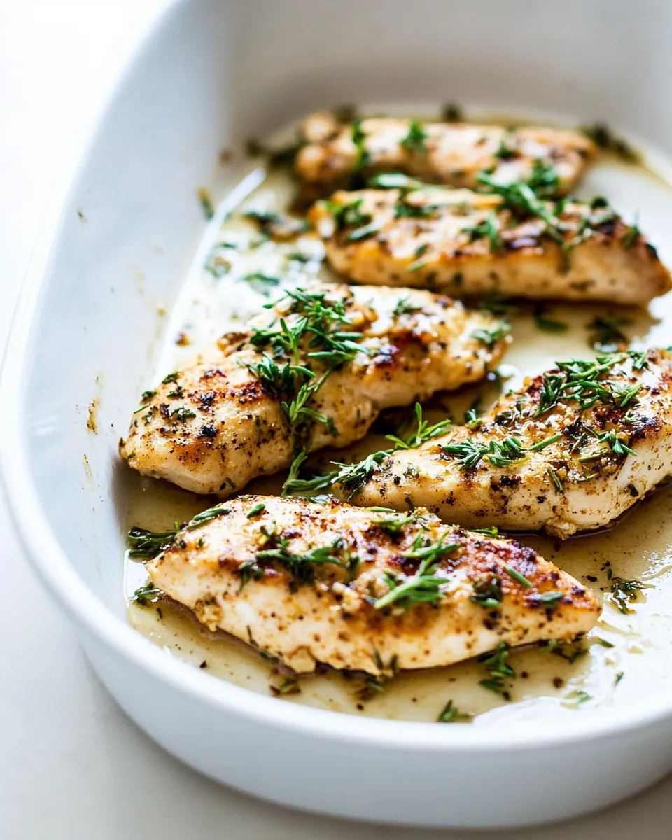 Baked Honey Mustard Chicken Tenderloins