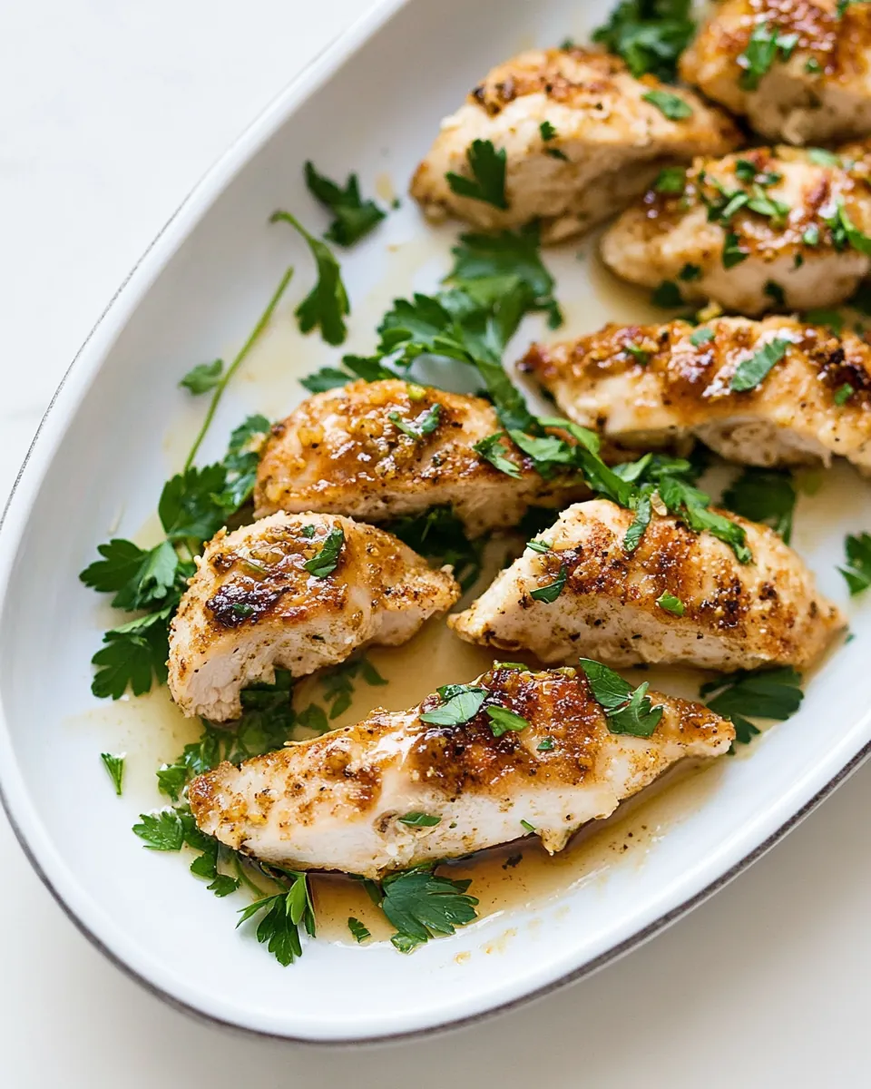 Baked Honey Mustard Chicken Tenderloins