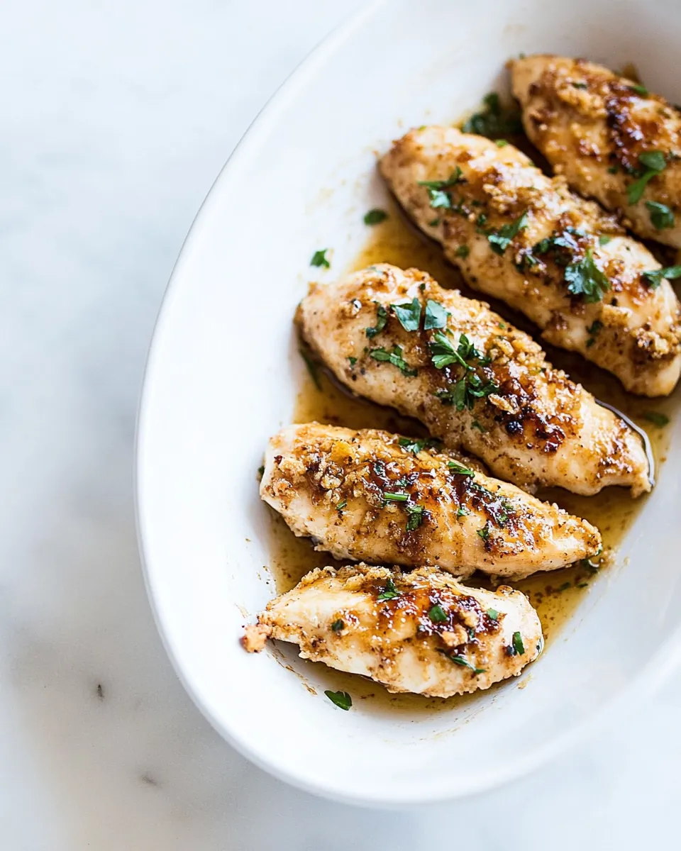 Baked Honey Mustard Chicken Tenderloins