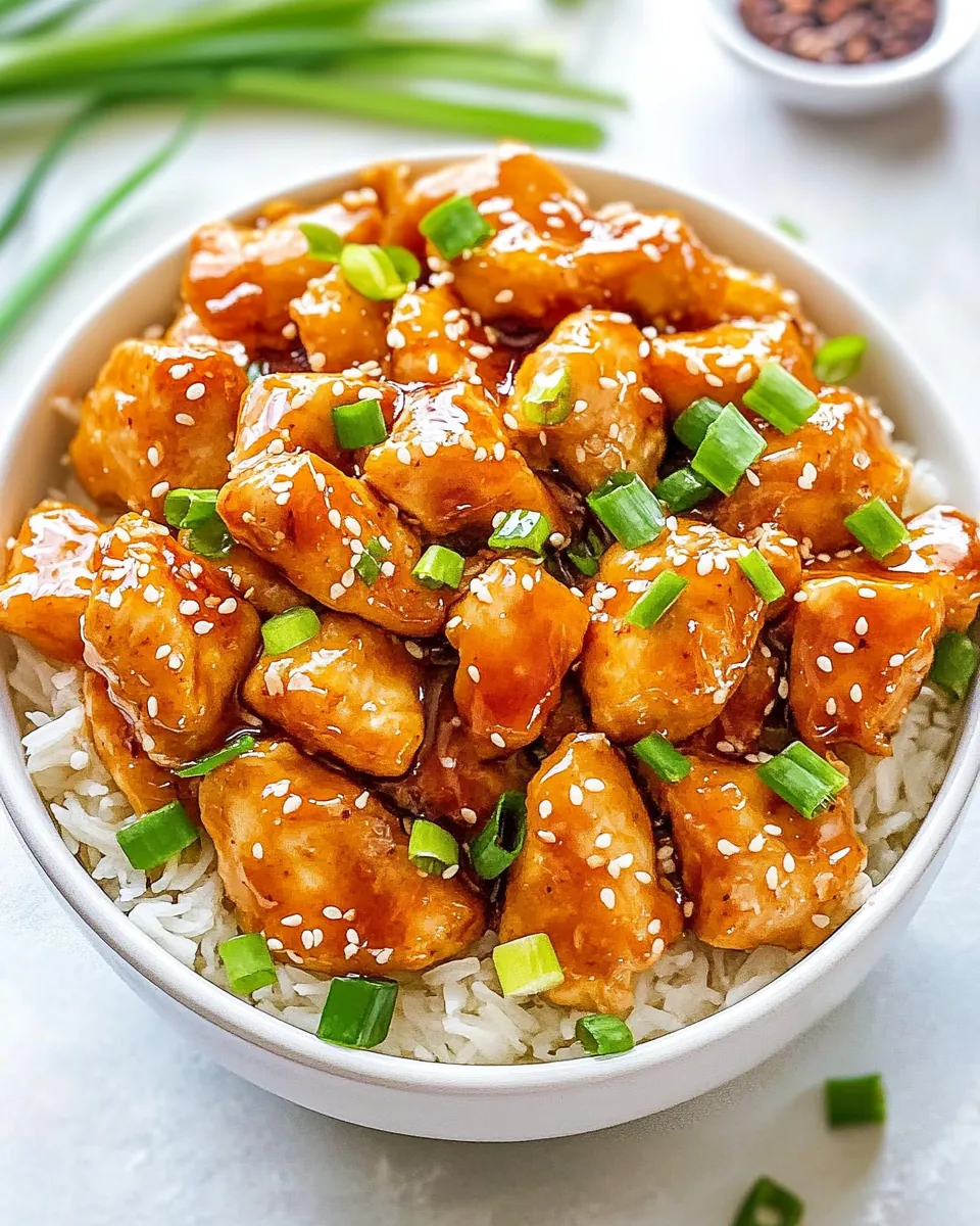 Baked Honey Sesame Chicken