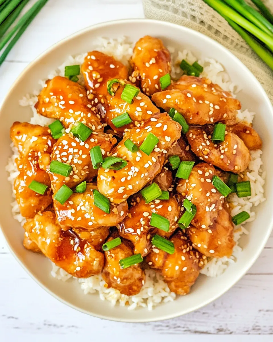 Baked Honey Sesame Chicken