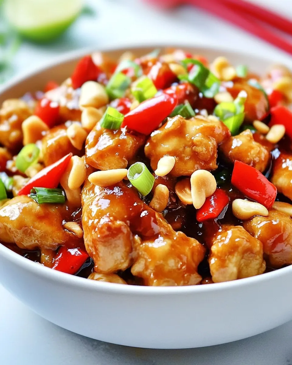 Baked Kung Pao Chicken