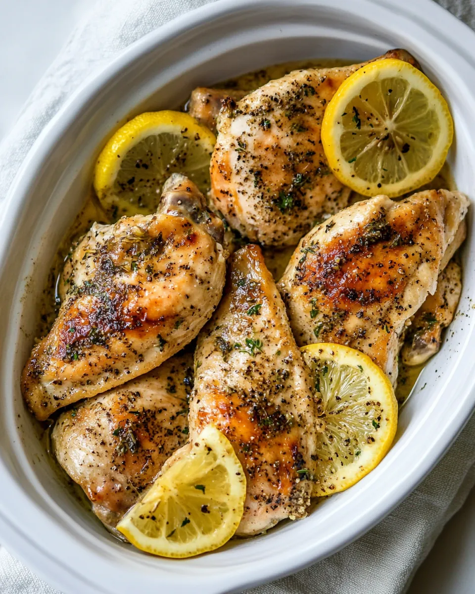 Baked Lemon Pepper Chicken