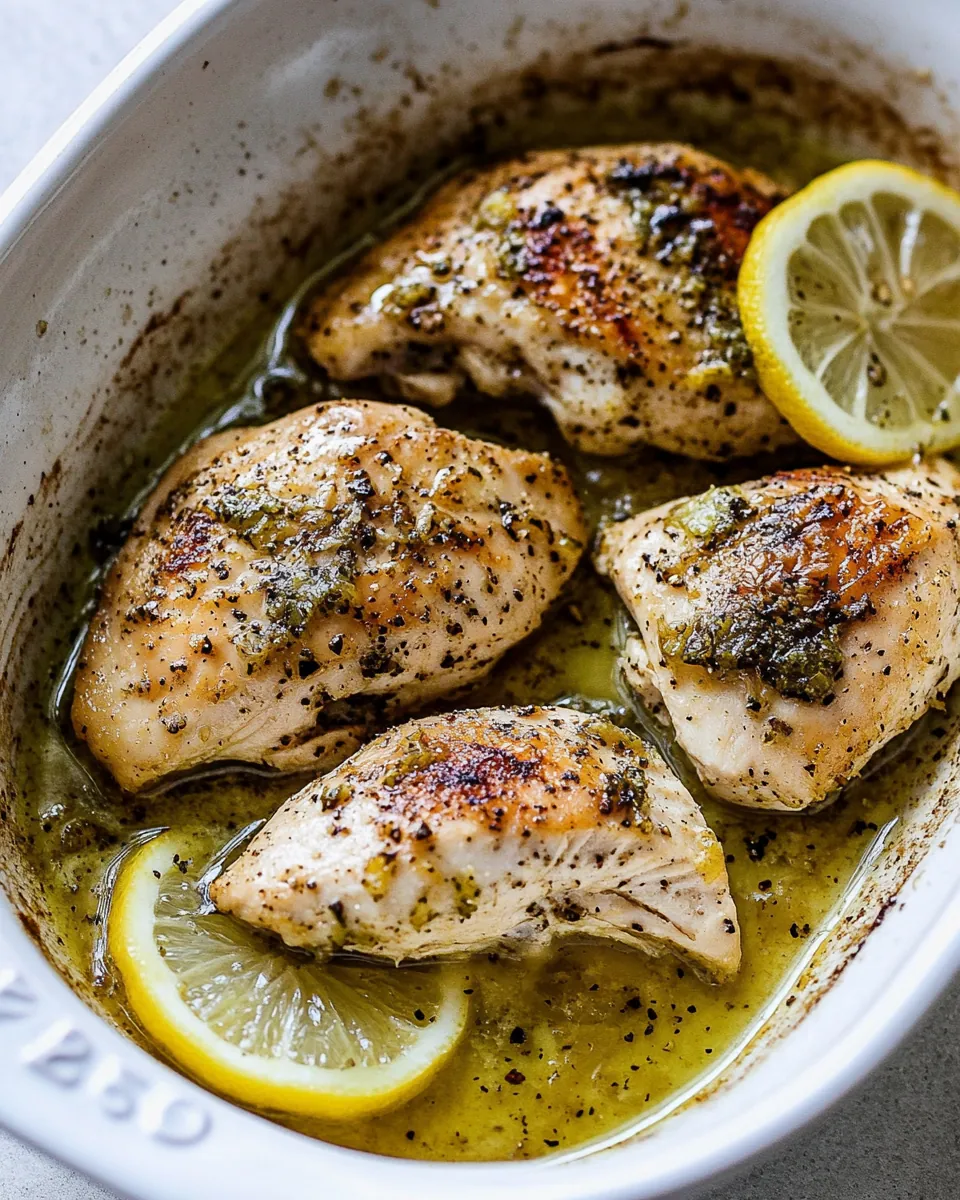 Baked Lemon Pepper Chicken