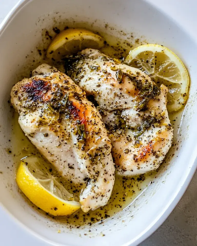 Baked Lemon Pepper Chicken
