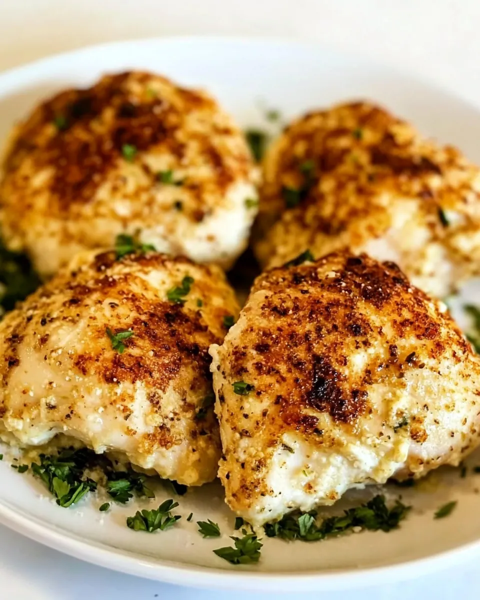 Baked Mayo Parmesan Chicken