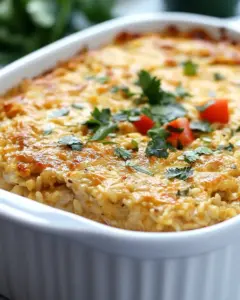 Baked Mexican Chicken and Rice Casserole