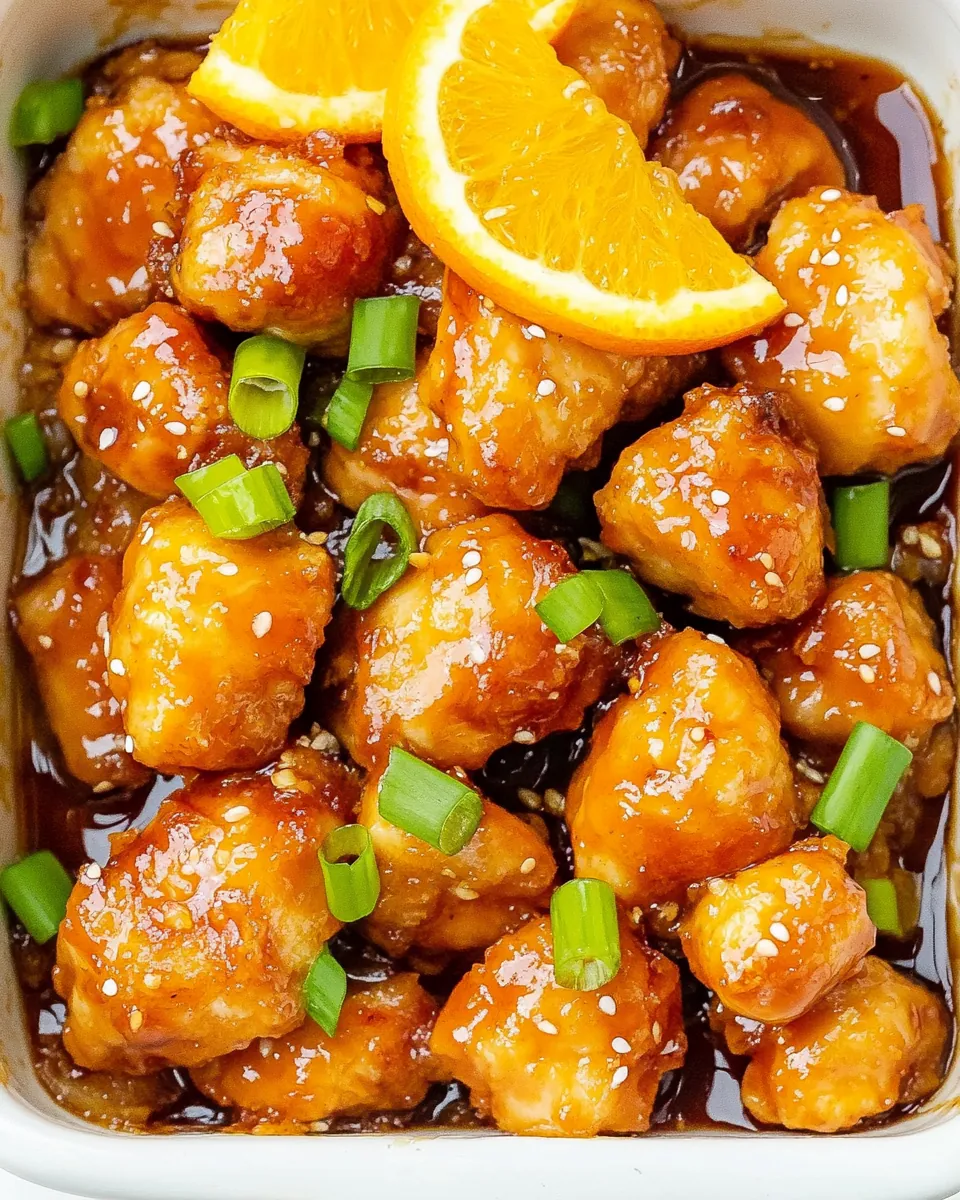Baked Orange Chicken