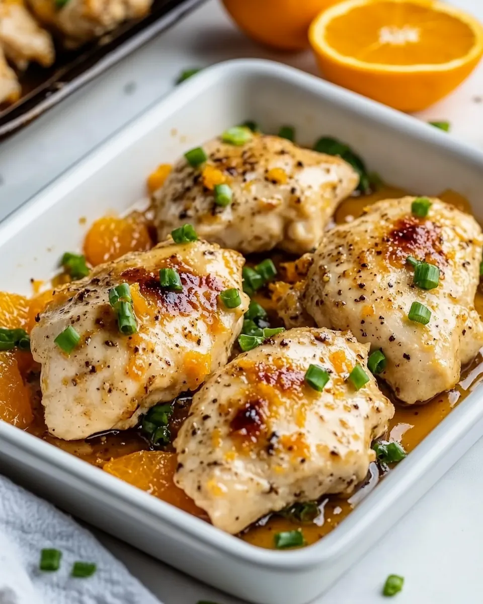 Baked Orange Chicken Sheet Pan Dinner