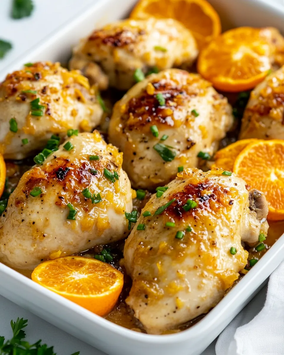 Baked Orange Chicken Sheet Pan Dinner