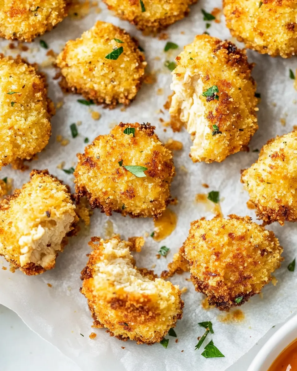 Baked Parmesan Chicken Nuggets